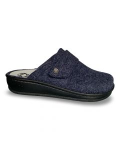 mubb dames pantoffel 400324905 darkblue adviesprijs €65 nu aan €59