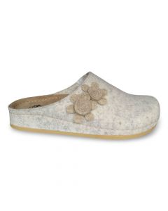 mubb dames pantoffel 812552952 beige adviesprijs €55 nu aan €50