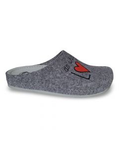 mubb dames pantoffel 8125122903 grey adviesprijs €55 nu aan €50