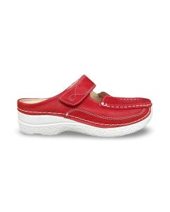 wolky dames pantoffel 0622736570 roll slipper red summer