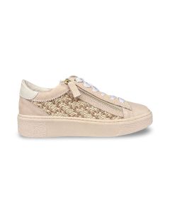 dlsport dames sneaker 690501 nabuk beige