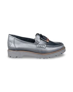 Rieker dames mocassin 4555300 arbela zwart f