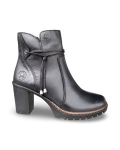 Rieker dames enkellaars y256700 minato zwart f