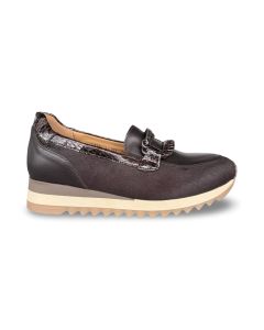 Gabor dames mocassin 40.100.03 hairy boa mocca f