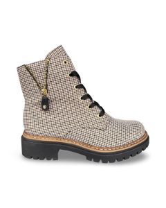 Rieker dames hoge schoen 7261760 caroni beige motief f