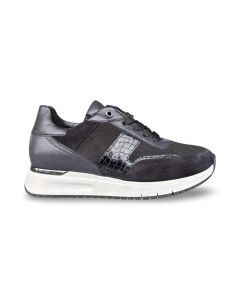 Gabor dames sneaker 60.220.05 hairy blue black h