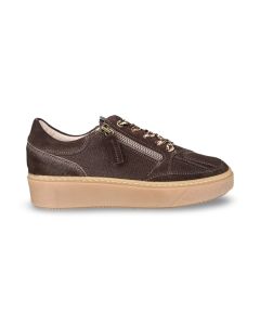 Dlsport dames sneaker 710304 velour cacao