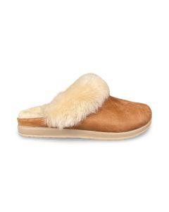 Shepherd dames pantoffel 372310 sandy antique cognac