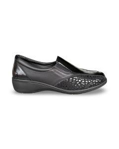 Franken dames mocassin 2721 zwart