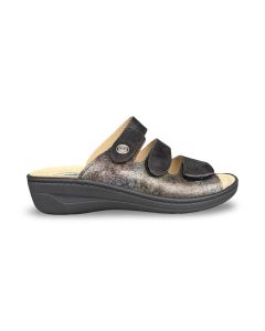 Franken dames slipper 3030b49 zwart