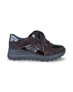 Semler dames sneaker j502542541 josie stretch bruin h