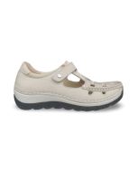 Wolky dames open schoen 0490235120 zambezi oxford offwhite