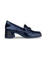 Hogl dames lage schoen 81043450100 zwart wetlack