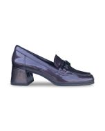 Hogl dames lage schoen 81043468700 aubergin metallic wet