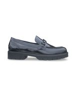 Hogl dames lage schoen 81016150100 wetlack zwart