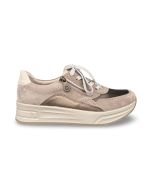 rieker dames sneaker n811461 samtcalf beige h