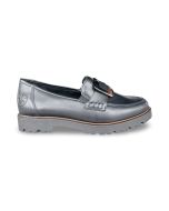 Rieker dames mocassin 4555300 arbela zwart f