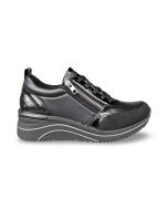 Remonte dames sneaker dot2203 microstretch zwart h