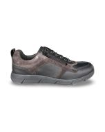 Solidus heren sneaker 6751301273 kai lederstretch zwart k