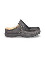 Wolky heren pantoffel 0921050000 roll slipper men oiled black
