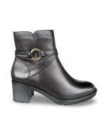 Remonte dames enkellaars D2A7300 cristallino zwart f