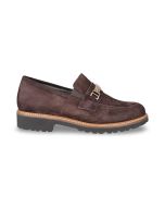 Semler dames mocassin b3117042041 barbel samtchevr bruin g