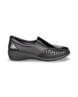 Franken dames mocassin 2721 zwart