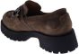 piedinudi dames mocassin 25971103pn taupe achteraanzicht