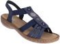 rieker sandaal 628g916 blauw