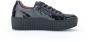 GABOR dames sneaker 93.200.97 knautschlak zwart f zijaanzicht