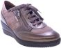 MEPHISTO patrizia dames sneaker  patrizia dark taupe zijaanzicht