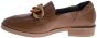 softwaves dames mocassin 8351011 cognac binnenaanzicht