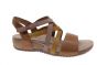 seibel dames sandaal78810192242 camel multi