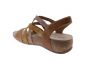 seibel dames sandaal78810192242 camel multi