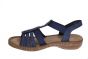 rieker sandaal 628g916 blauw