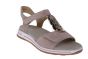 ARA dames sandaal 123482677 velour sand h zijaanzicht