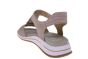 ARA dames sandaal 123482677 velour sand h achteraanzicht