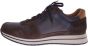 MEPHISTO greg heren sneaker  greg dark brown binnenaanzicht