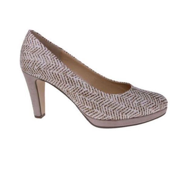 gabor dames pump 81.270.32 pinto samtchevr desert adviesprijs €100 nu aan €80 maat 38.5 