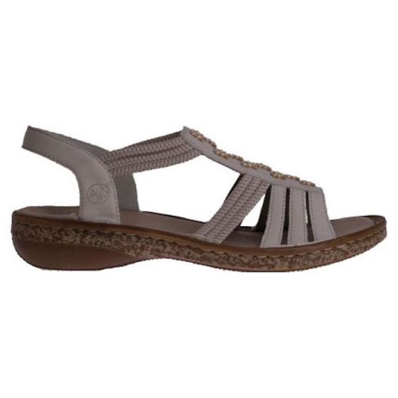 rieker dames sandaal 6285560 perle adviesprijs €70 nu aan €56 maat 38 