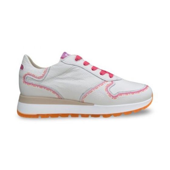 dlsport dames sneaker622602 dollarino bianco fuxia