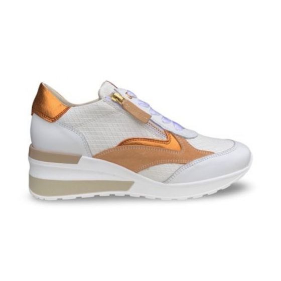 dlsport dames sneaker626306 vitel bianco