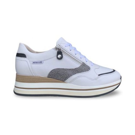 mephisto olimpia dames sneaker olimpia silk white