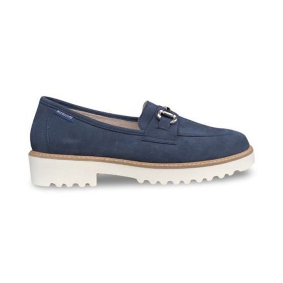 mephisto sangelina dames mocassin sangelina bucksoft jeansblue