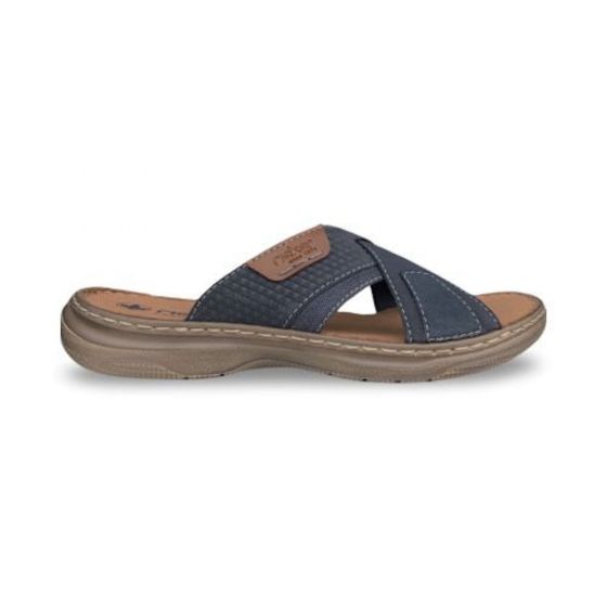 rieker heren slipper 2149114 namur blue adviesprijs €65 nu aan €59