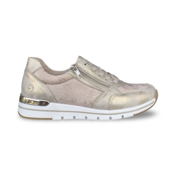 remonte dames sneakerr670061 alula  muschel gold g