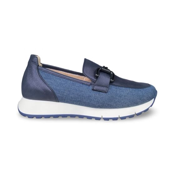 gabor dames mocassin62.472.26 denim blue g