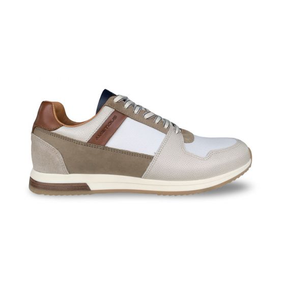 ambitious heren sneaker1124011009AM slow grey offwhite camel