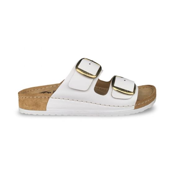 mubb dames slipper 83320wit mubb white bianco adviesprijs €59 nu aan €53