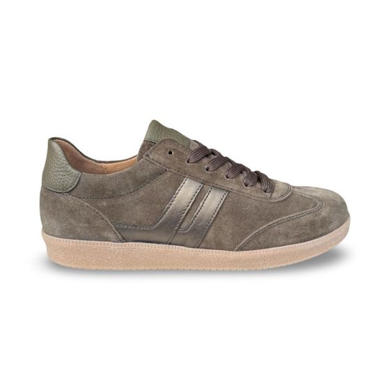 gabor dames sneaker 73.300.11 dreamvel oliv f adviesprijs €125 nu aan €100